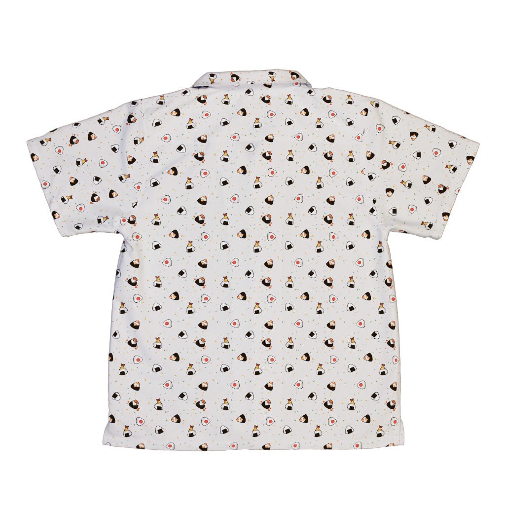 Onigiri Biege Youth Hawaiian Shirt Geek Nerd anime Design by Ardi Tong q225