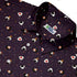Onigiri Dark Button Up Shirt Geek Nerd adult sizing anime Design by Ardi Tong