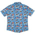 Onsen Snow Monkeys Button Up Shirt - adult sizing - Christmas Print - Design by Ardi Tong
