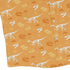 Orange Dinosaur Bones Long Sleeve Button Up Shirt Geek Nerd adult sizing dinosaur print FLOW DESC WRITING