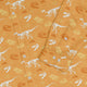 Orange Dinosaur Bones Long Sleeve Button Up Shirt Geek Nerd adult sizing dinosaur print FLOW DESC WRITING