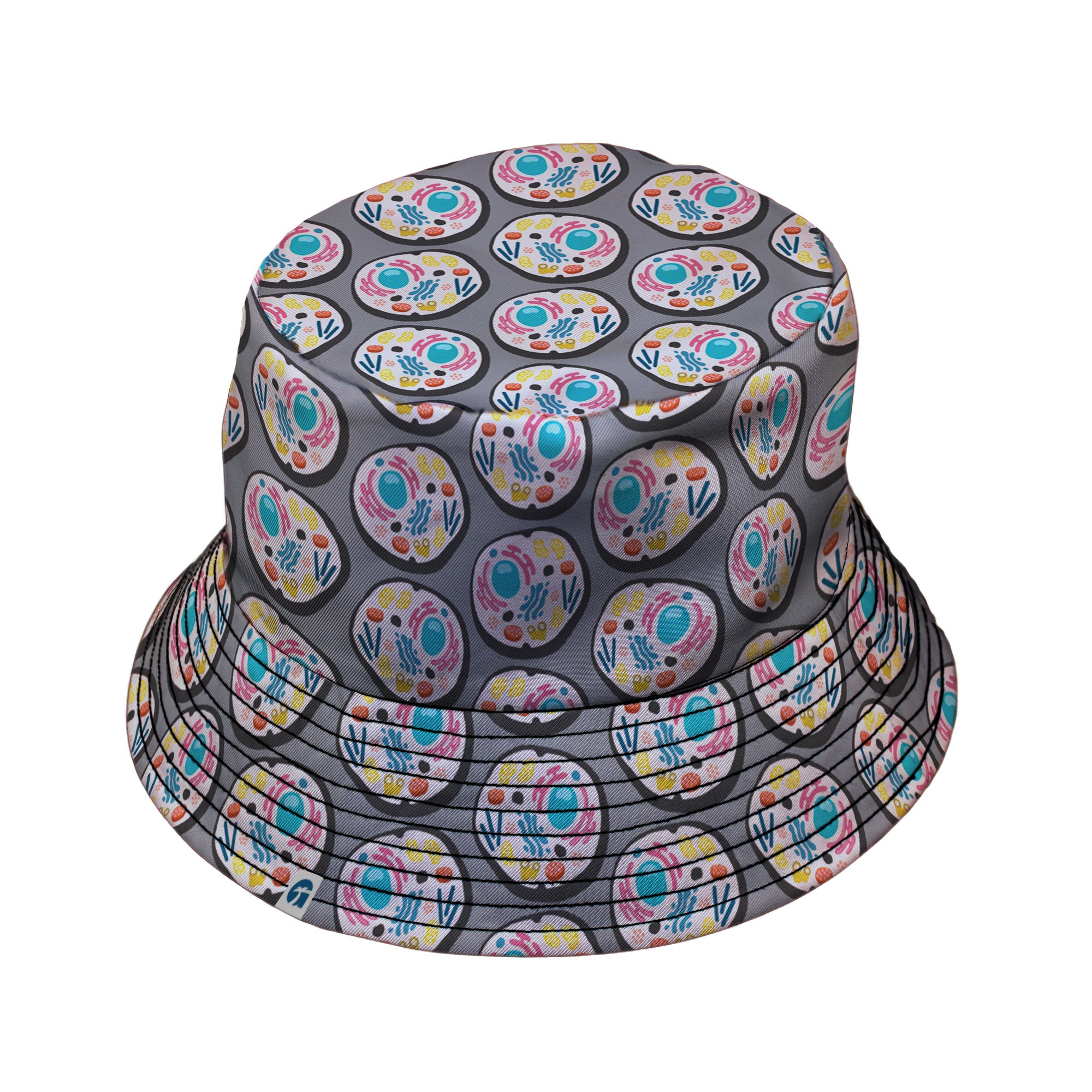 Organelle Organization Bucket Hat Black Stitching