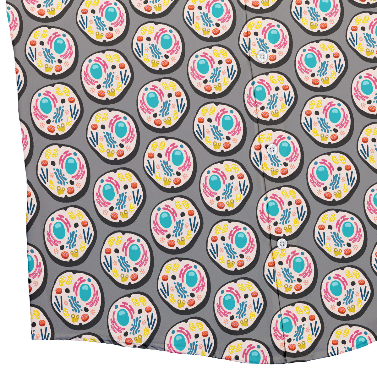 Organelle Organization Button Up Shirt Bottom Corner