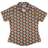 Organelle Organization Labels Curvy Button Up Shirt womens front