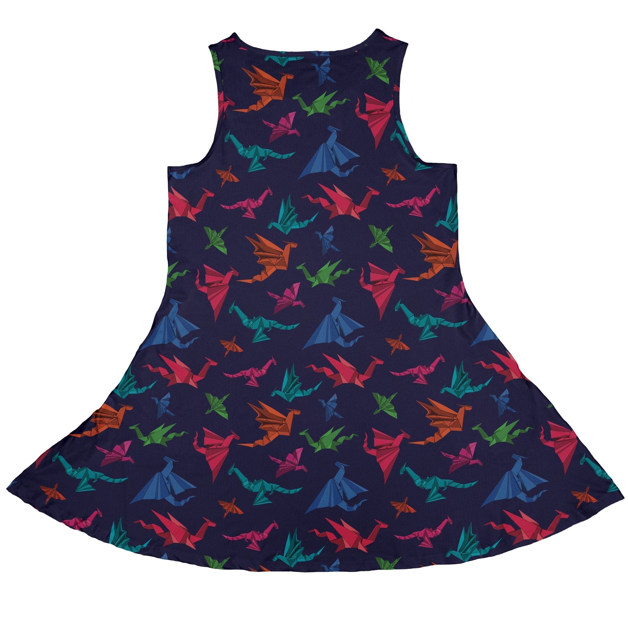 Origami Dark Dress Geek Nerd Designs by Nathan Fantasy Prints lx - C