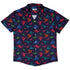 Origami Dark Button Up Shirt Geek Nerd adult sizing Designs by Nathan Fantasy Prints