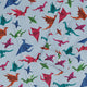Origami Dragons Light Long Sleeve Button Up Shirt Geek Nerd adult sizing Designs by Nathan Fantasy Prints