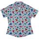 Origami Dragons Light Curvy Button Up Shirt Geek Nerd Designs by Nathan Fantasy Prints q4