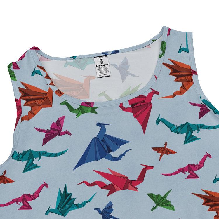 Origami Light Dress Geek Nerd Designs by Nathan Fantasy Prints lx - C