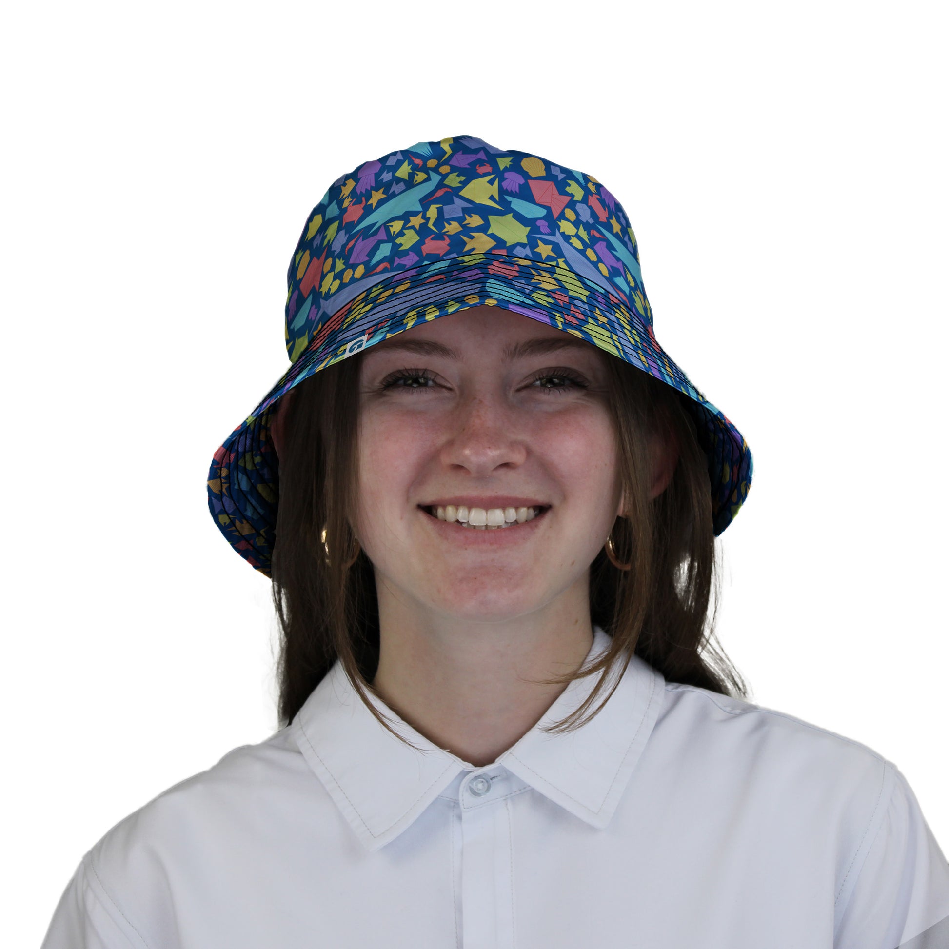 Origami Ocean Bucket Hat Woman