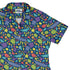 Origami Ocean Curvy Button Up Shirt Old Curvy Button Up Shirt womens top right