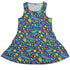 Origami Ocean Sleeveless Dress front