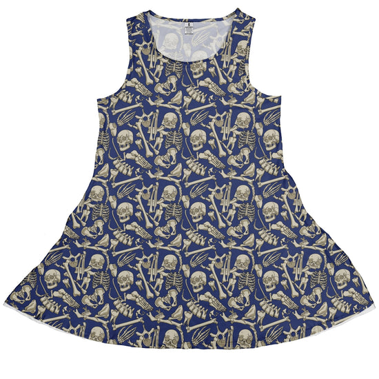 Osteology Dream Dress Geek Nerd Design by Julie Kitzes lx - C q225