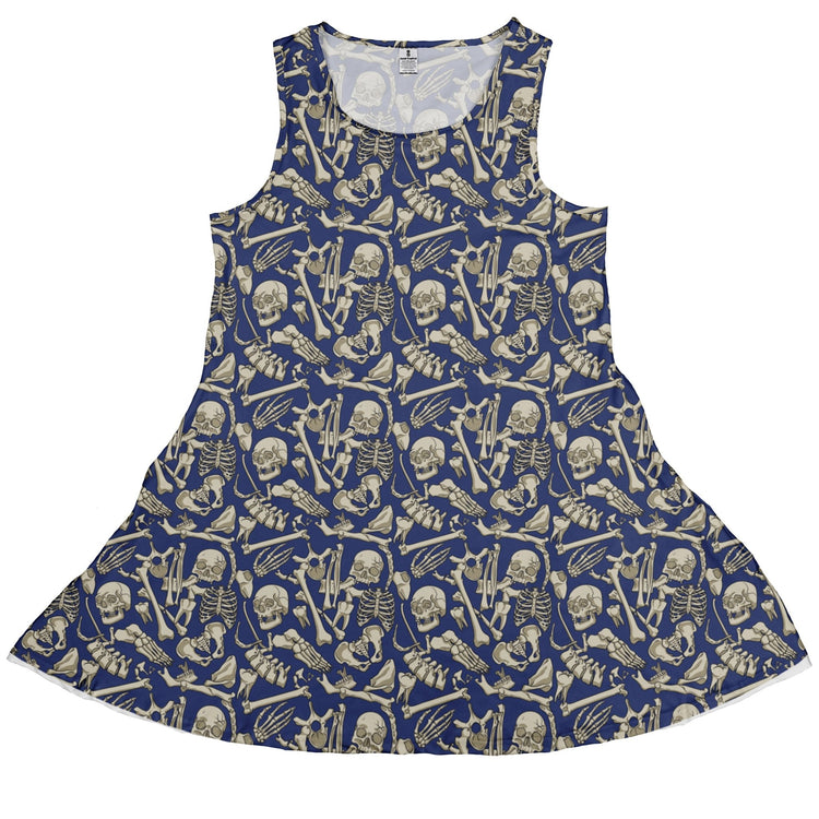 Osteology Dream Dress Geek Nerd Design by Julie Kitzes lx - C q225