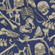 Osteology Dream Long Sleeve Button Up Shirt Geek Nerd adult sizing Design by Julie Kitzes FLOW DESC WRITING