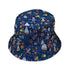 Outer Space Birthday Bucket Hat Geek Nerd Design by Zirkus Design lx - B outer space & astronaut print