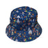 Outer Space Birthday Bucket Hat Geek Nerd Design by Zirkus Design lx - B outer space & astronaut print