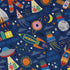 Outer Space Birthday Button Up Shirt Geek Nerd adult sizing Design by Zirkus Design outer space & astronaut print