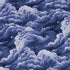Painted Night Clouds Blue Button Up Shirt Pocket
