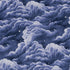 Painted Night Clouds Blue Long Sleeve Button Up Shirt pocket