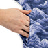 Painted Night Clouds Blue Sleeveless Dress Pocket