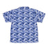 Painted Night Clouds Blue Youth Hawaiian Shirt Back