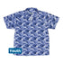 Painted Night Clouds Blue Youth Hawaiian Shirt Front