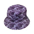 Painted Night Clouds Lilac Bucket Hat Gray Stitching