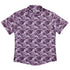 Painted Night Clouds Lilac Button Up Shirt Flat Front
