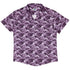 Painted Night Clouds Lilac Button Up Shirt Hawaiian Front