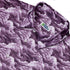 Painted Night Clouds Lilac Button Up Shirt Neck