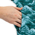 Painted Night Clouds Teal Sleeveless Dress Pocket