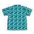 Painted Night Clouds Teal Youth Hawaiian Shirt Back