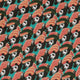 Panda Nigiri Anime Long Sleeve Button Up Shirt Geek Nerd adult sizing Animal Patterns Anime