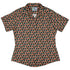 Panda Nigiri Anime Curvy Button Up Shirt Geek Nerd Animal Patterns Anime Design by Tobe Fonseca