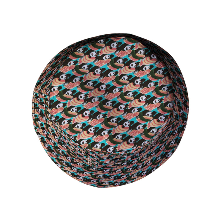 Panda Nigiri Anime Bucket Hat - Animal Patterns - Anime - Design by Tobe Fonseca