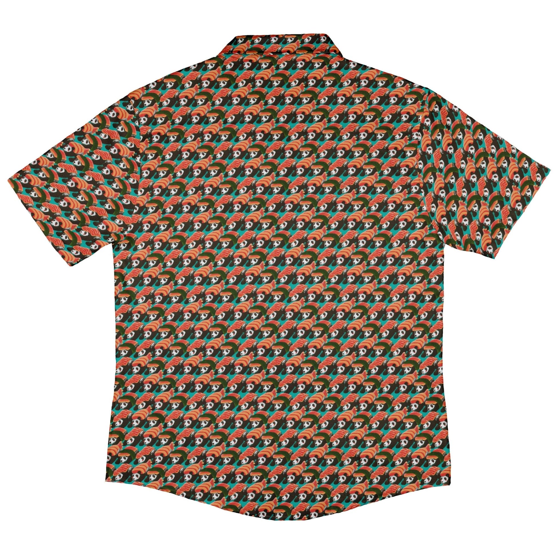 Panda Nigiri Anime Button Up Shirt - adult sizing - Animal Patterns - Anime
