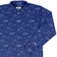 Paper Airplanes Blue Long Sleeve Button Up Shirt Geek Nerd 0925 adult sizing All Adult Button Up Shirts