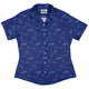 Paper Airplanes Blue Curvy Button Up Shirt Geek Nerd 0925 All Adult Button Up Shirts aviation print