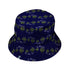 Partridge in a Pear Tree Bucket Hat Black Stitching
