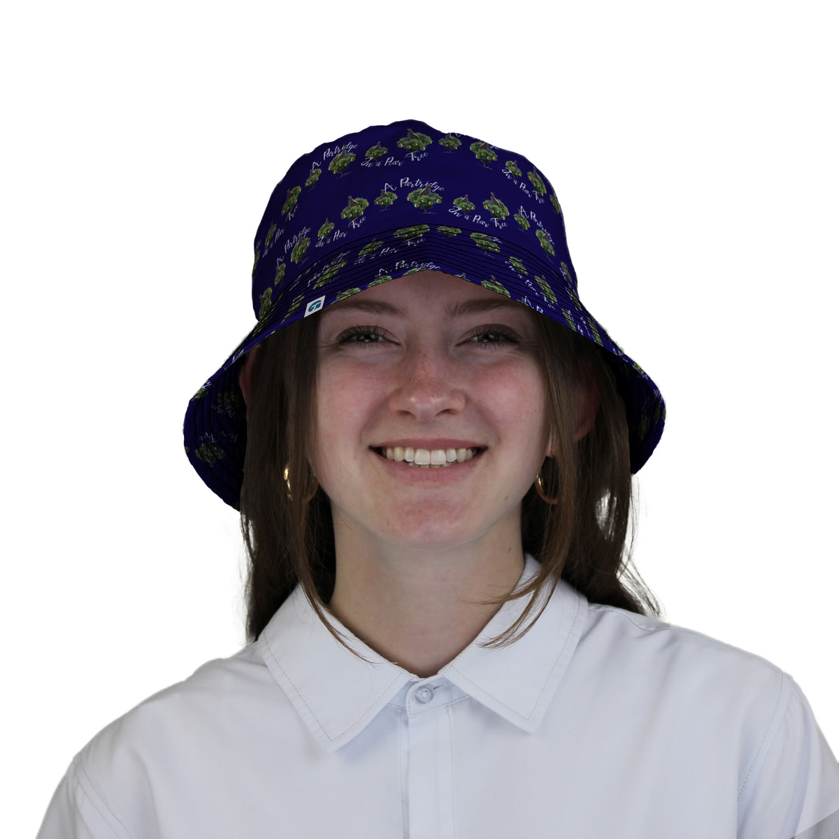 Partridge in a Pear Tree Bucket Hat Woman