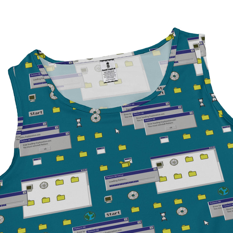Pattern98 Dress Geek Nerd computer print Design by Claire Murphy lx - C