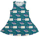 Pattern98 Dress Geek Nerd computer print Design by Claire Murphy lx - C