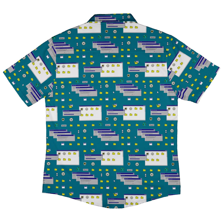 Pattern98 Button Up Shirt - adult sizing - computer print - Design by Claire Murphy