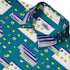 Pattern98 Button Up Shirt - adult sizing - computer print - Design by Claire Murphy