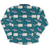 Pattern98 Long Sleeve Button Up Shirt Geek Nerd adult sizing computer print Design by Claire Murphy