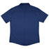 Paw Print Mandala Blue Button Up Shirt Back