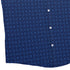 Paw Print Mandala Blue Button Up Shirt Bottom Corner