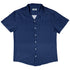 Paw Print Mandala Blue Button Up Shirt Hawaiian Front