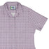 Paw Print Mandala Lilac Curvy Button Up Shirt womens top right